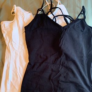 Lot of 2 Express Best Loved Bra camis strappy size L large new with tags!